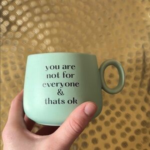 Mint Green Inspirational Mug